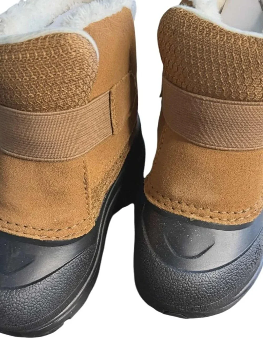 THE NORTH FACE Toddler Alpenglow II Waterproof Insulated Boot SZ 8 Camel Brn/Blk